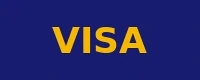 Visa accepted payment method logo at Joe Fortune